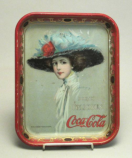 Appraisal: Coca-Cola Tray King Coca-Cola Girl by American Artworks the first