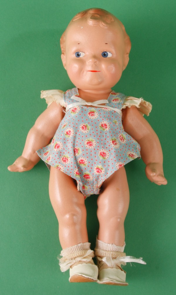 Appraisal: All original compo Rose O'Neill Scootles doll Molded painted features