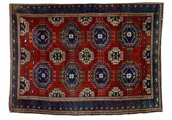 Appraisal: Caucasian carpet ' x ' '' Provenance Estate of the