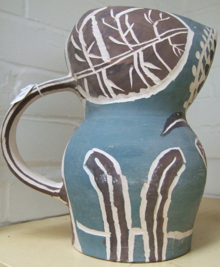 Appraisal: Pablo Picasso - a pottery jug marked 'Edition Picasso Madoura'