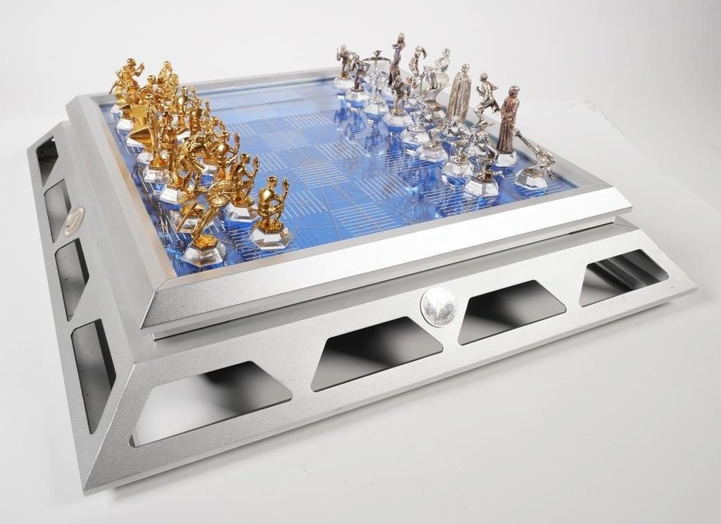 Appraisal: STAR TREK CHESS SET BY FRANKLIN MINTStar Trek chess set