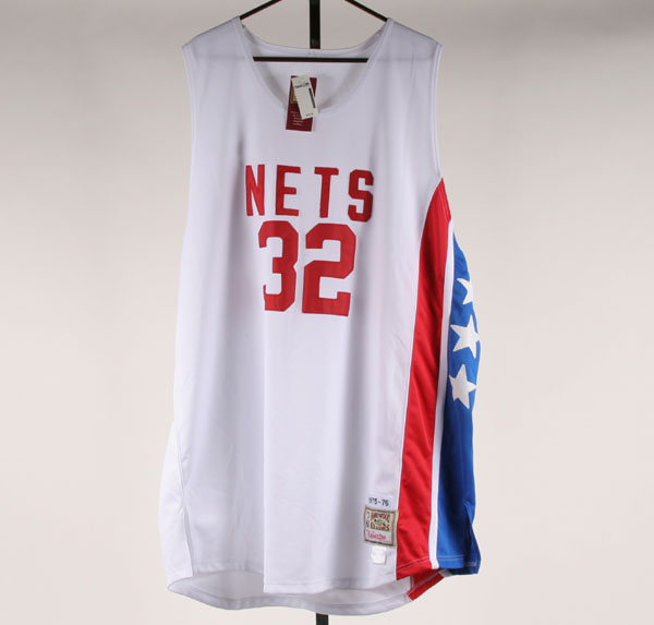 Appraisal: Dr J Julius Erving ABA Nets jersey Made by Mitchell