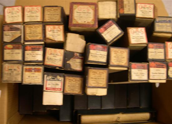 Appraisal: Box of piano rolls various conditions