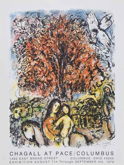 Appraisal: Marc Chagall - after A Collection five offset lithographic posters