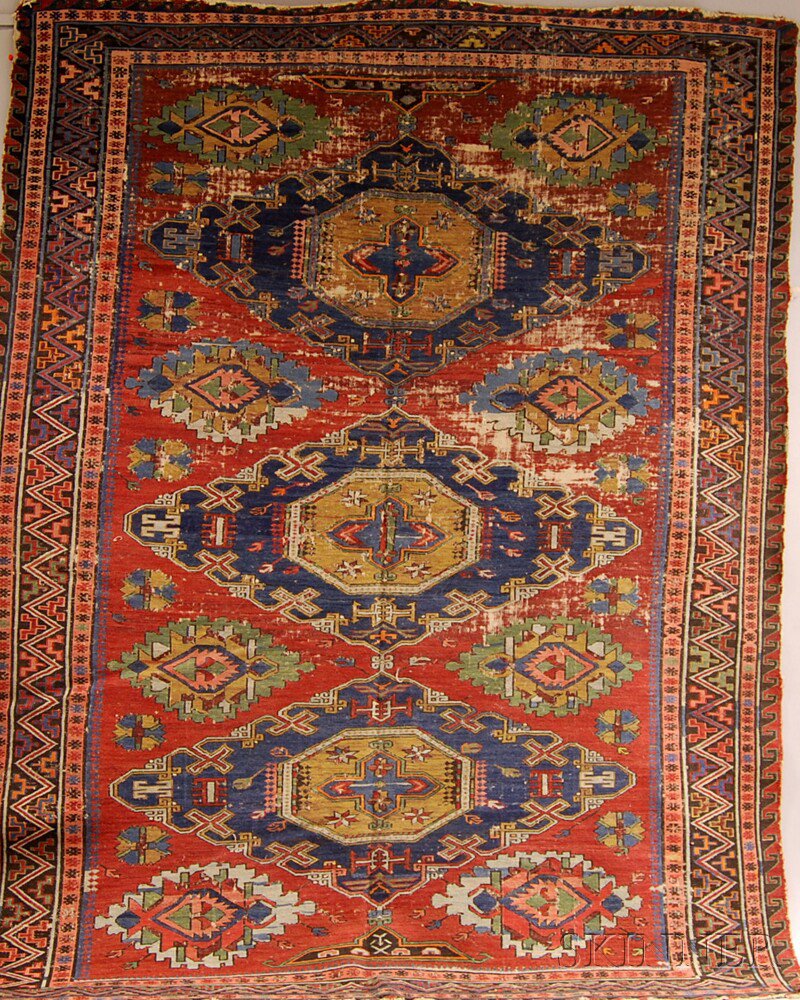 Appraisal: Soumak Rug Northeast Caucasus late th century minor moth damage