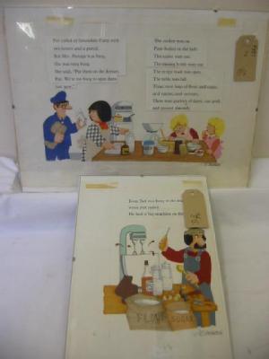 Appraisal: Joan Hickson original Postman Pat book illustration Pat Called at