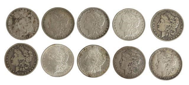 Appraisal: lot of U S Morgan Silver Dollars ' ' S