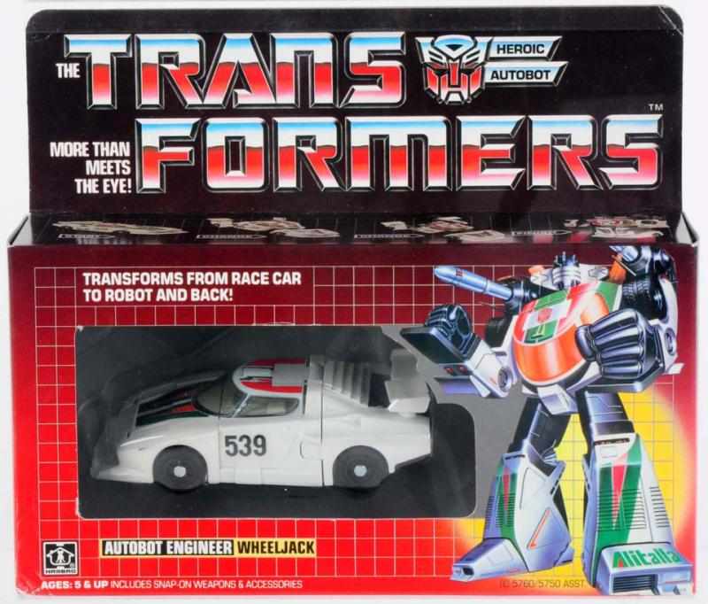 Appraisal: Transformers Wheeljack AFA Hasbro Early pre rub version of Transformers