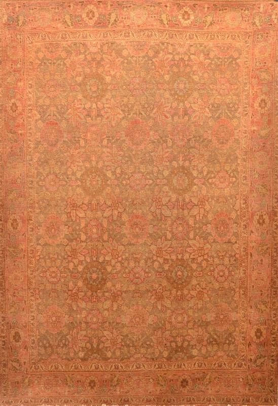 Appraisal: Floral Pattern Oriental Area Rug Floral Pattern Oriental Area Rug