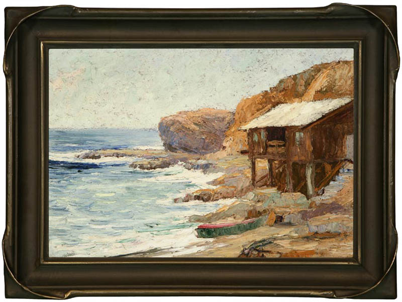 Appraisal: Laguna School Fisherman's Cove Laguna School Fisherman's CoveAppears unsigned oil