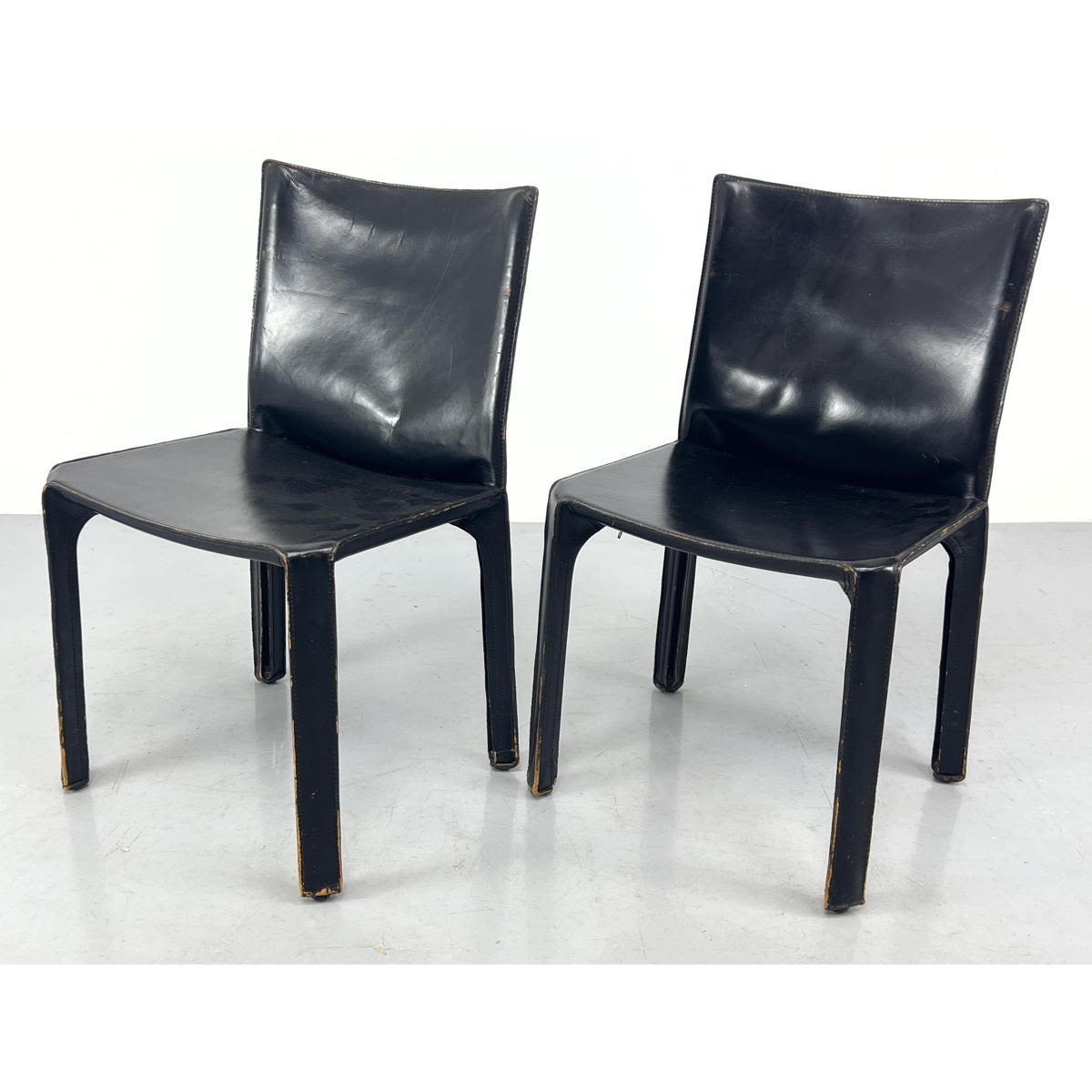 Appraisal: CAB Side Chairs Mario Bellini for Cassina Dimensions H inches