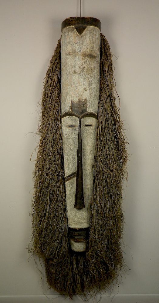 Appraisal: Fang People Gabon Ngil mask Fang People Gabon- Ngil mask-