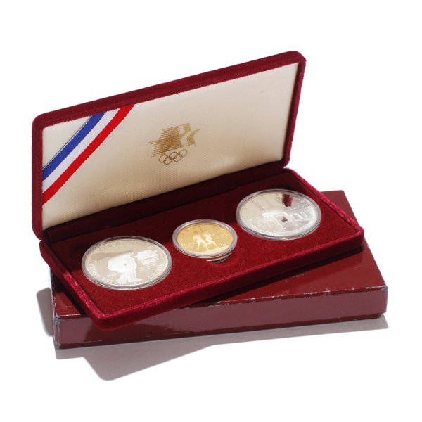 Appraisal: US Mint Los Angeles Olympic Coin Proof Set - Silver