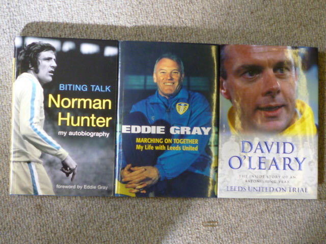 Appraisal: Three volumes Norman Hunter Biting Talk My Autobriography Eddie Gray