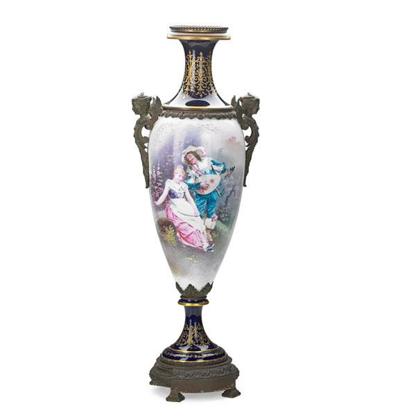 Appraisal: SEVRES PORCELAIN URN Condition Report