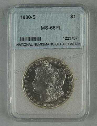 Appraisal: Proof Like Silver Dollar - Graded by NNC in excellent