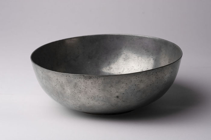 Appraisal: PEWTER BASIN ATTRIBUTED TO HENRY WILL -CIRCA New York City