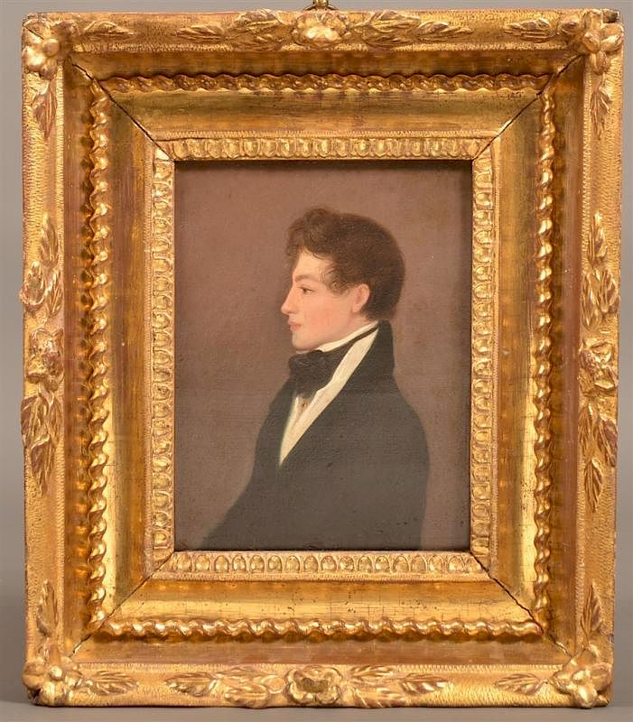 Appraisal: Jacob Eichholtz Portrait of a Gentleman Painting Early th Century