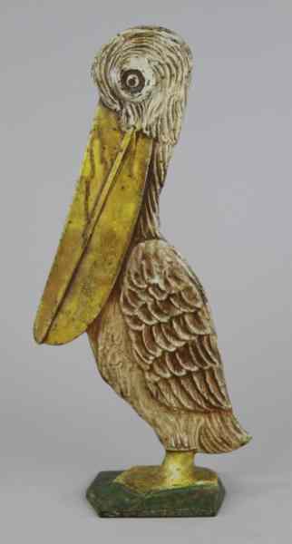 Appraisal: PELICAN DOORSTOP Spencer double sided solid casting marked ''Spencer Guilford