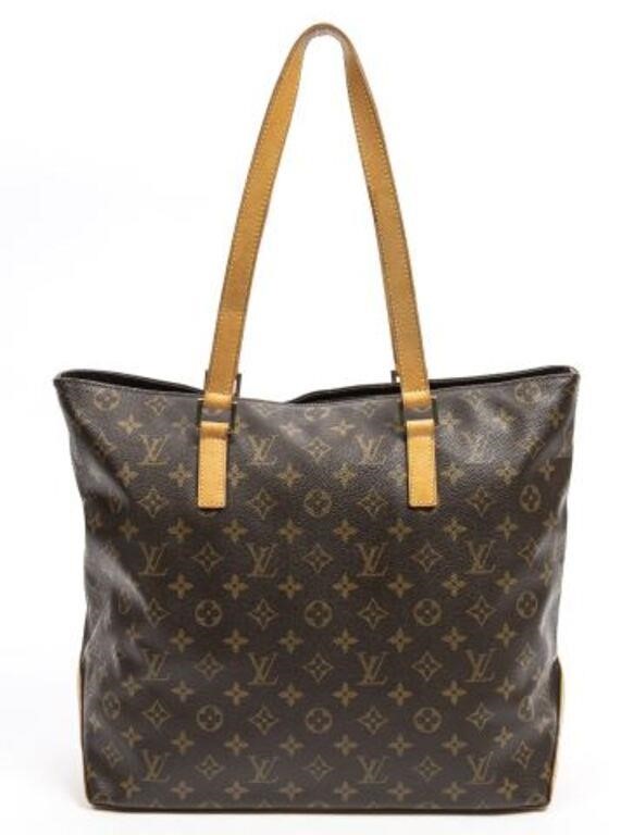 Appraisal: Louis Vuitton Cabas Alto shoulder bag in brown monogram coated