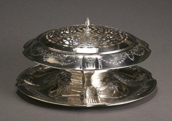 Appraisal: Gorham Sterling Centerpiece with Undertray Providence - Having a shaped