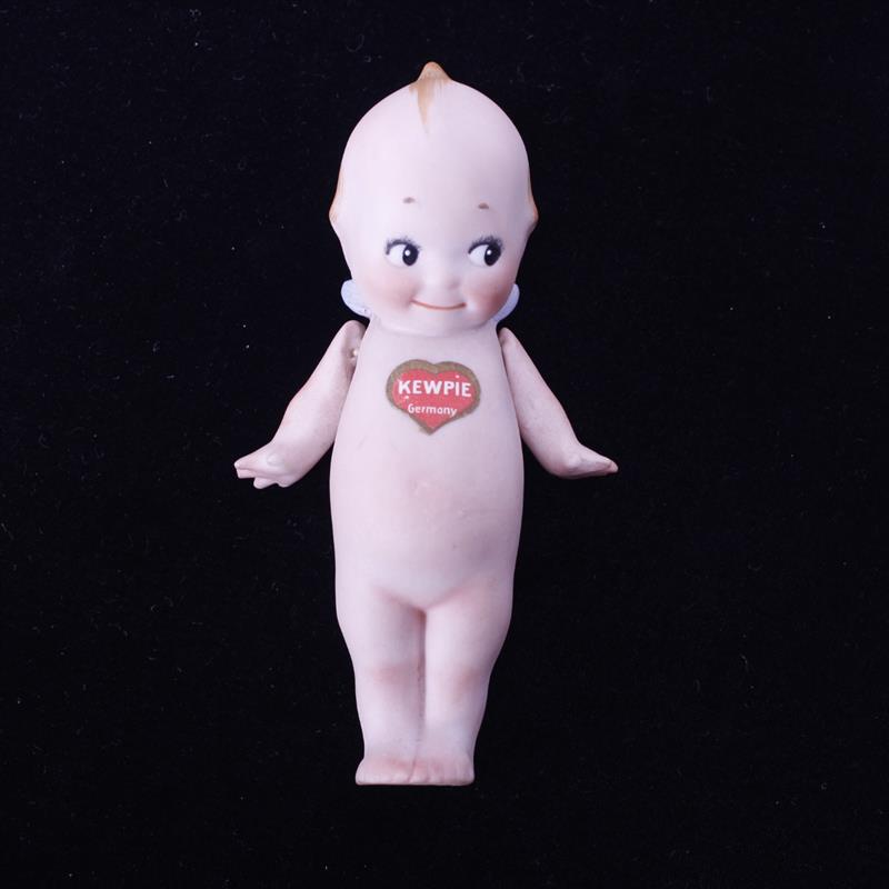 Appraisal: Rose O'Neill German all bisque kewpie doll with jointed arms