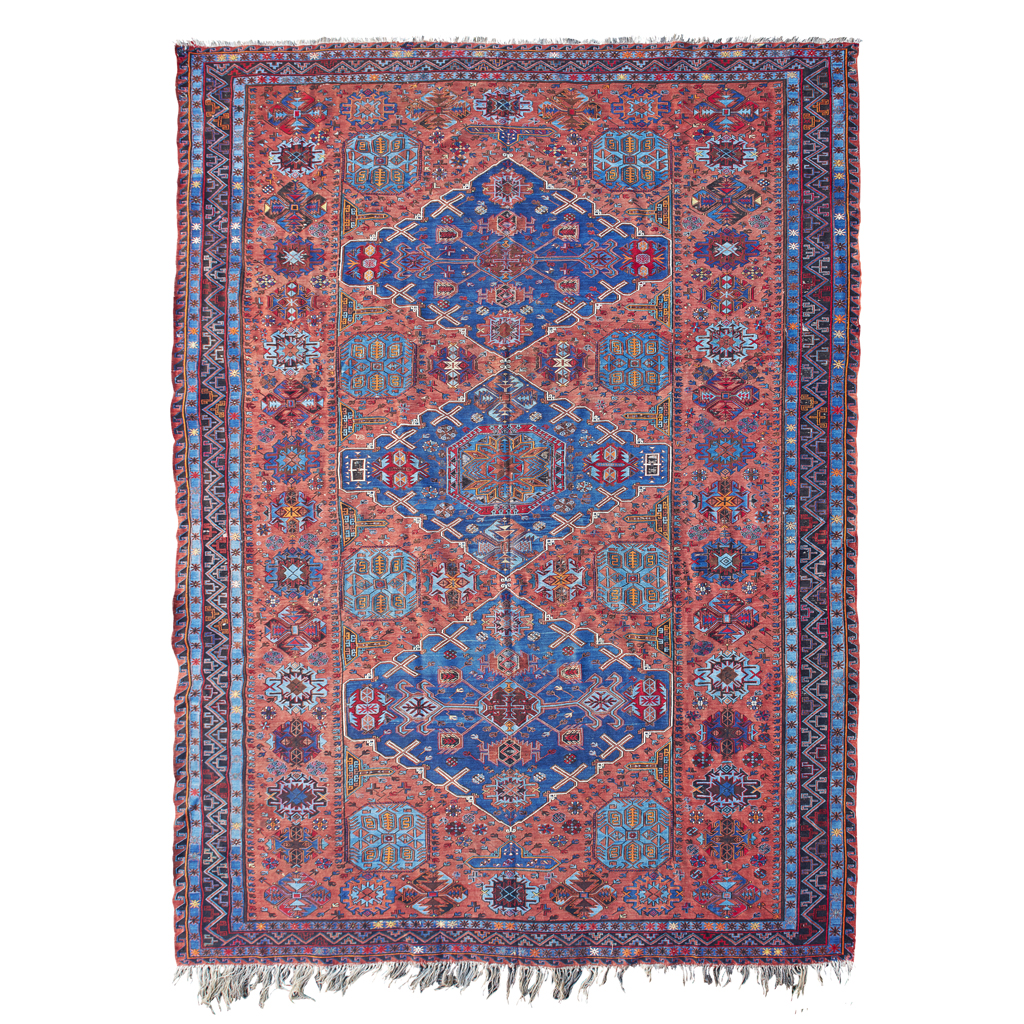 Appraisal: CAUCASIAN SOUMAC CARPET LATE TH EARLY TH CENTURY the rust