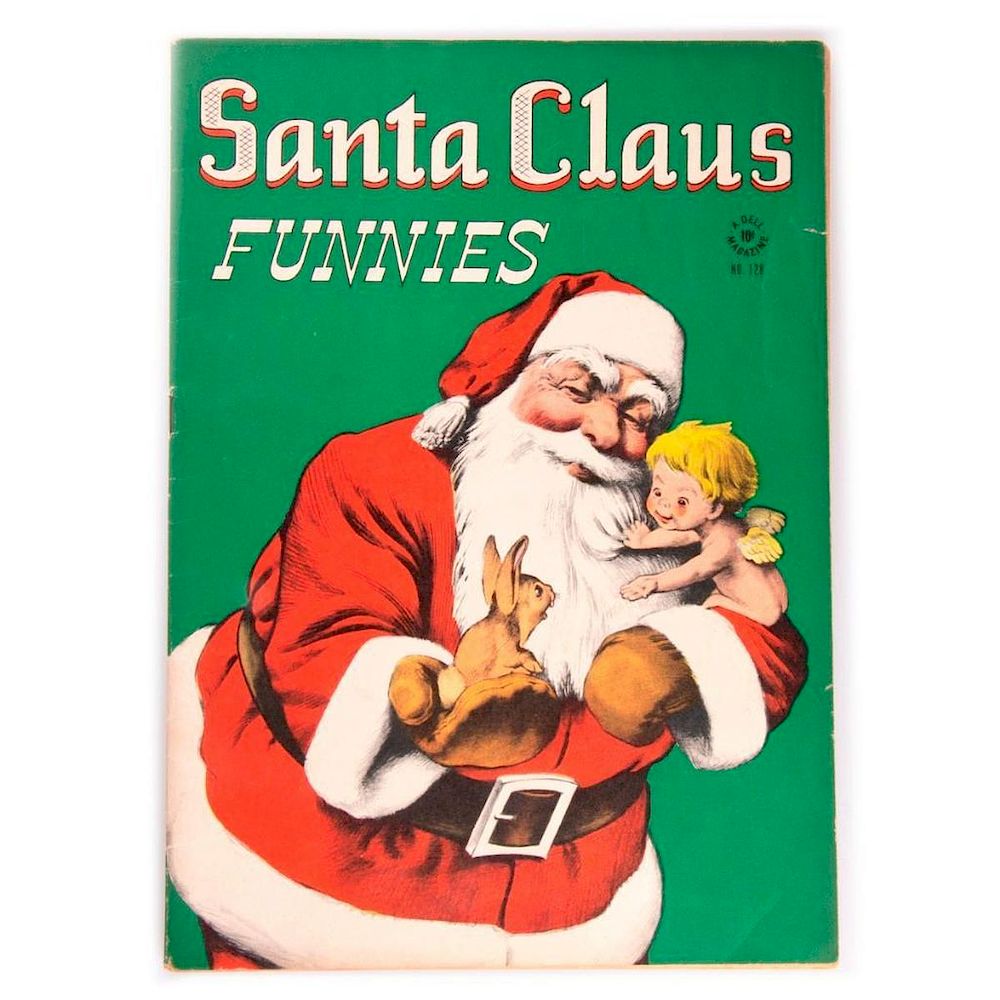 Appraisal: Two Santa Claus Funnies Comics Santa Claus Funnies Four-Color Dell