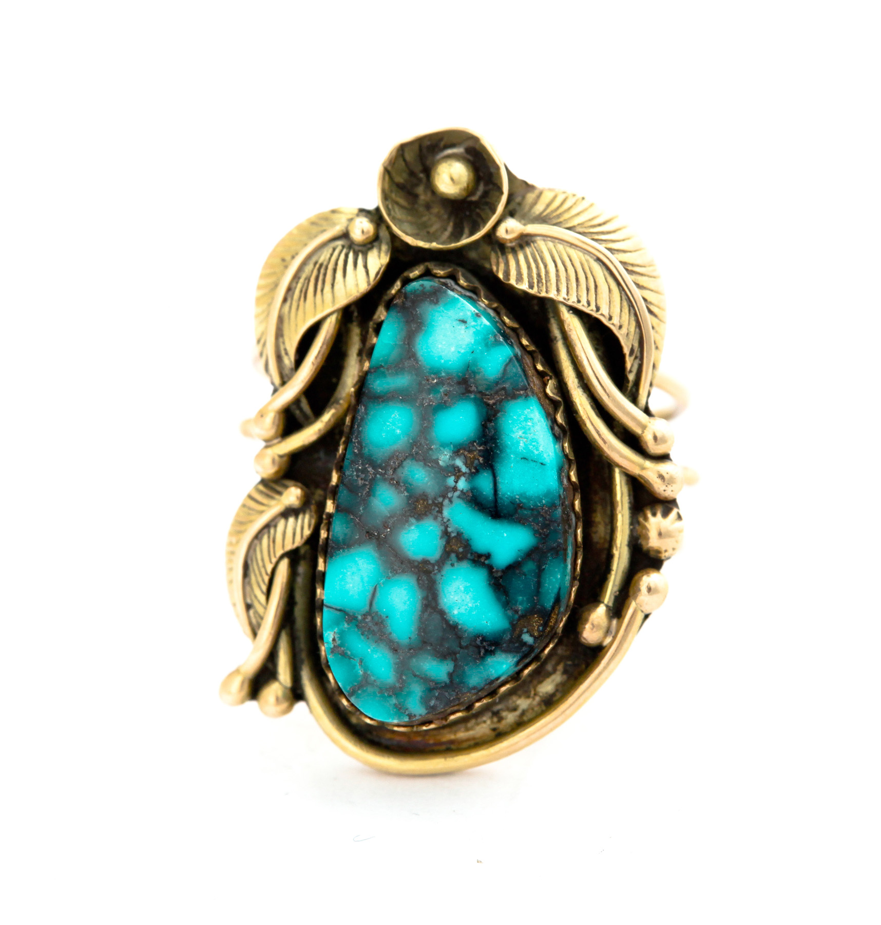 Appraisal: AMERICAN INDIAN LADIES' RING BY ANDY LEE KIRK NAVAJO -