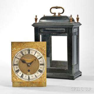 Appraisal: Nathan Seddon Ebonized Table Clock at St James London c