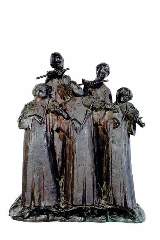 Appraisal: Rocchi Italian mid th century THE CHOIR QUINTET bronze with