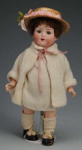 Appraisal: E Heubach German Bisque Character Doll Description Mold sleeping eyes