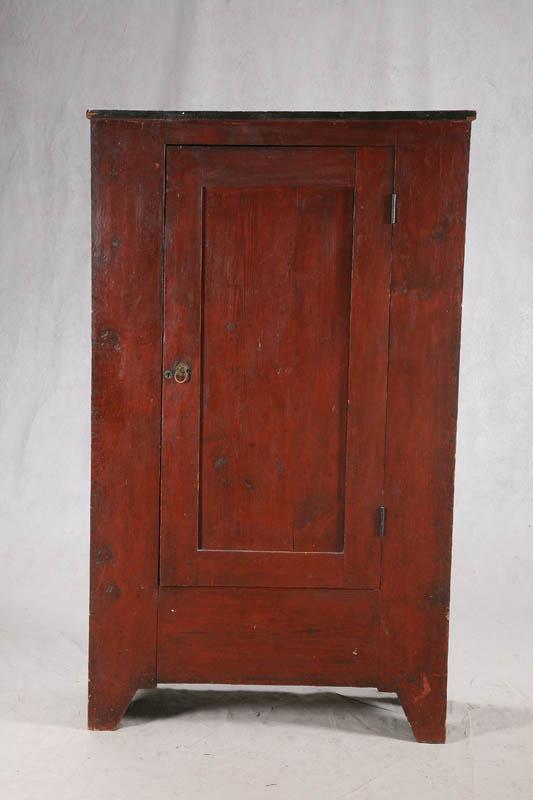 Appraisal: EARLY ONE DOOR WARDROBE Pine with a blind door and