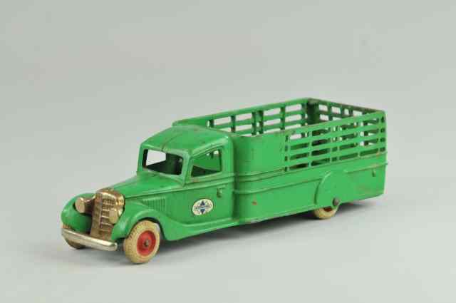 Appraisal: ARCADE INTERNATIONAL STAKE TRUCK Cast iron painted in green overall