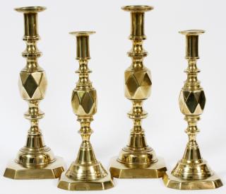 Appraisal: DIAMOND PRINCESS AND KING OF DIAMONDS CANDLE STICKS DIAMOND PRINCESS