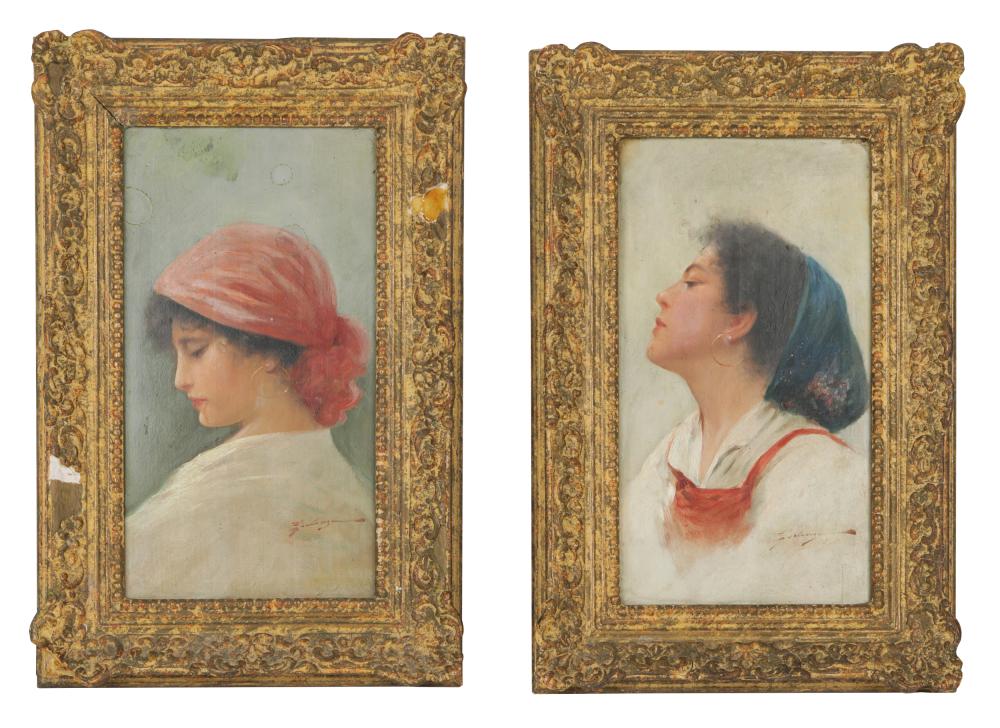 Appraisal: EDUARDO EDOARDO FORLENZA - TWO WORKSeach oil on board each