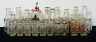 Appraisal: Dairy- assorted bottles- including 'Reynolds' pints 'Stroup's' pints and quart