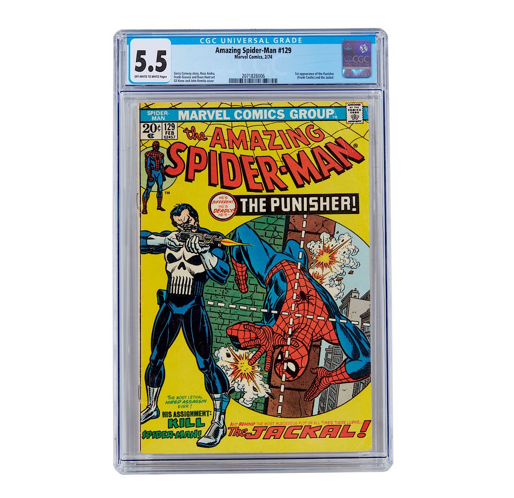 Appraisal: Spider-Man st Appearance of Punisher The Amazing Spider-Man Marvel Comics