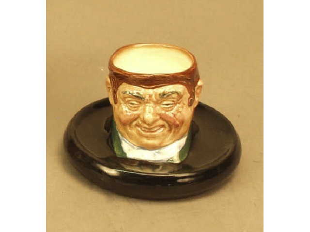 Appraisal: Royal Doulton marked rare match holder shows very good condition