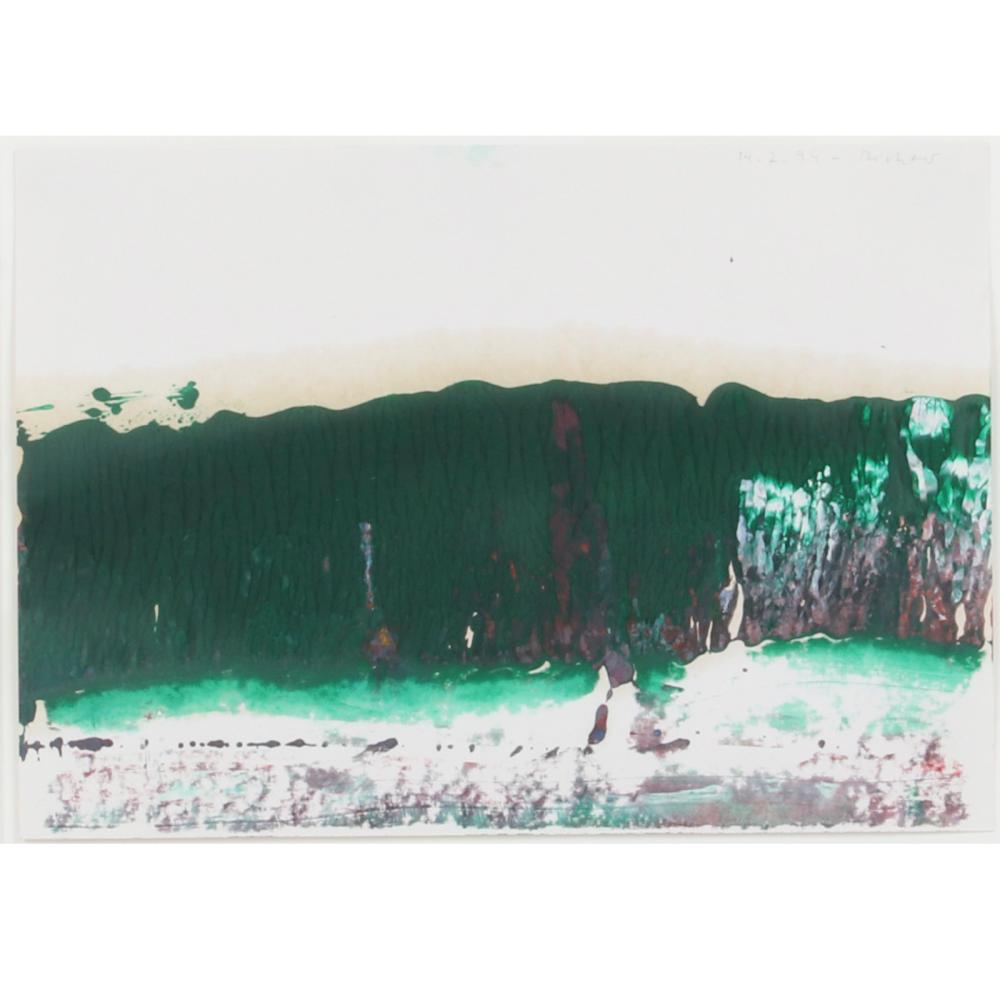 Appraisal: GERHARD RICHTER GERMAN B UNTITLED OIL ON PAPER H X