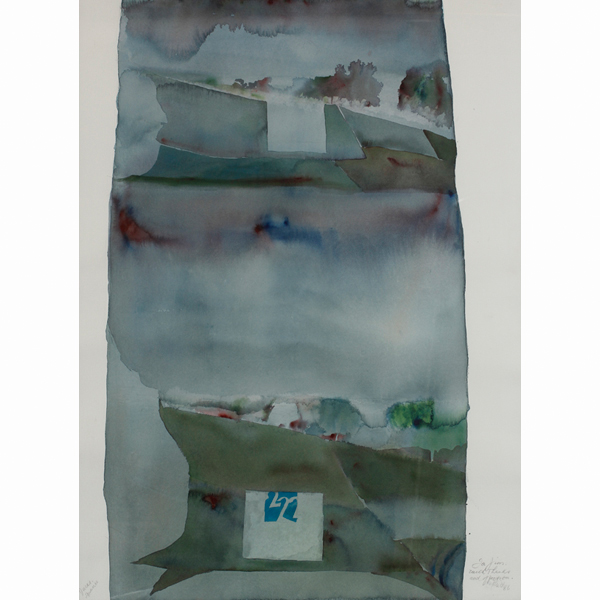 Appraisal: Robert Reid - Abstract compositionWatercolor on paperSigned and dated LR