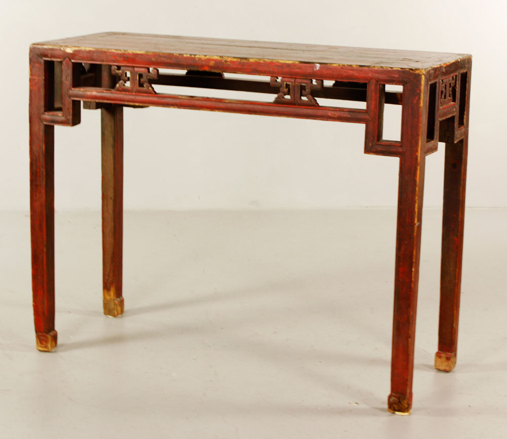 Appraisal: - Antique Chinese Painter's Table Antique Chinese painter's table h