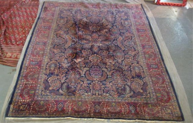 Appraisal: Antique Handmade Sarouk Carpet From a Pelham NY home Dimensions