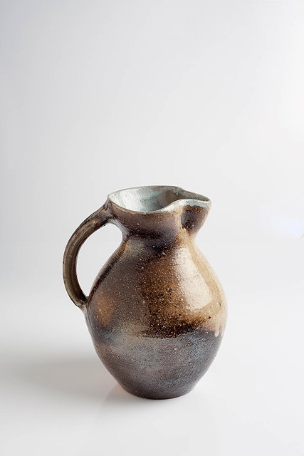 Appraisal: Svend Bayer Danish b Jugshino glaze with ash deposits cm