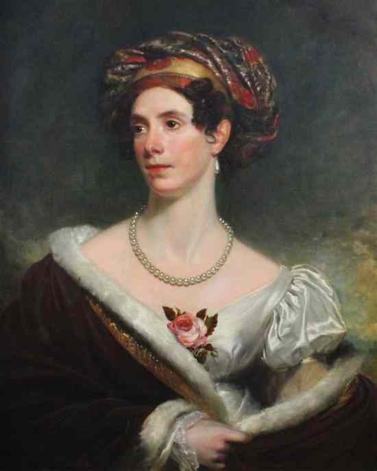 Appraisal: Henry William Pickersgill - oil on canvas Portrait of Charlotte