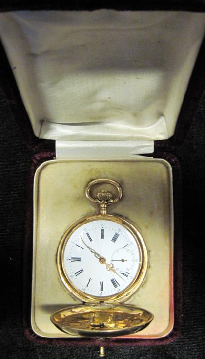 Appraisal: Gentleman's karat yellow gold pocket watchfirst half th century