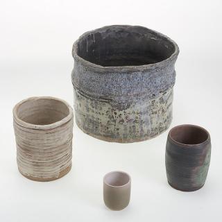 Appraisal: Group contemporary studio pottery vessels Group contemporary studio pottery vessels