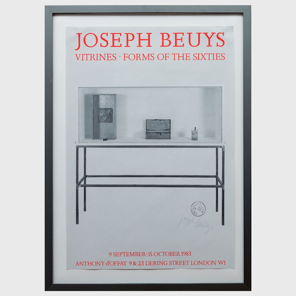 Appraisal: Joseph Beuys - Joseph Beuys Vitrines Forms of the Sixties