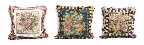 Appraisal: A Collection of Six Pillows MacKenzie-Childs Ltd comprising two pairs