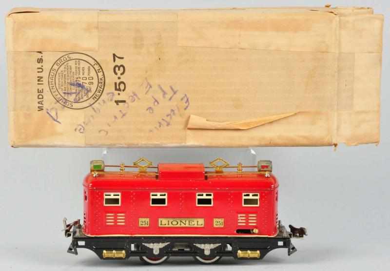 Appraisal: Lionel O-Gauge No Electric Locomotive Description American Pre-war This item